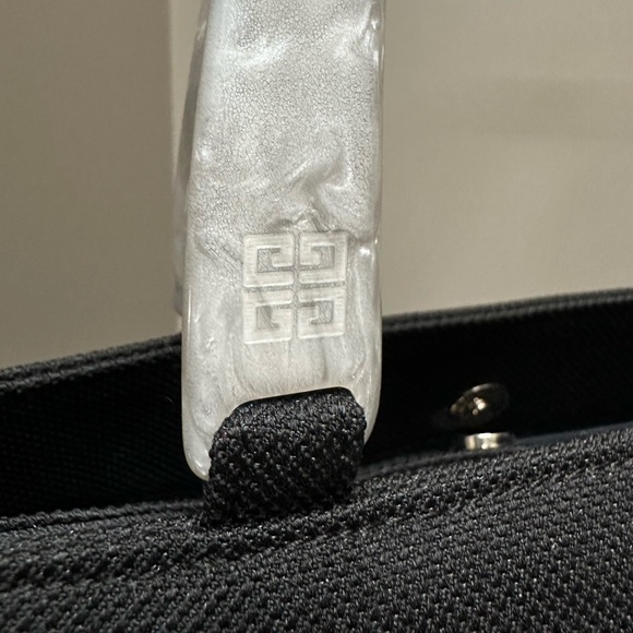 GIVENCHY 🔥 RARE CANVAS & MOTHER OF PEARL HANDBAG 🔥 - Picture 2 of 11